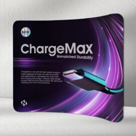 10ft Curve Tension Fabric Display