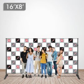 16 x 8 Step and Repeat Banner + Stand (Out of Stock)