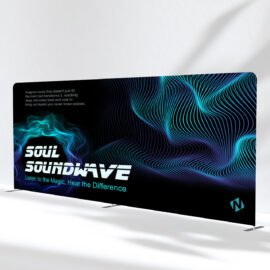 20ft Straight Tension Fabric Display