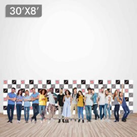 30 x 8 Step and Repeat Banner