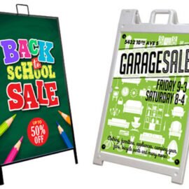 A-Frame Sign (Black Metal)