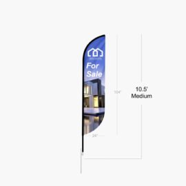 Feather Convex Flag (Medium)