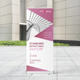 Standard Retractable Banner 33.5x78